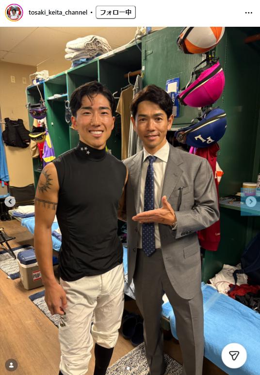 戸崎圭太騎手のインスタグラムから