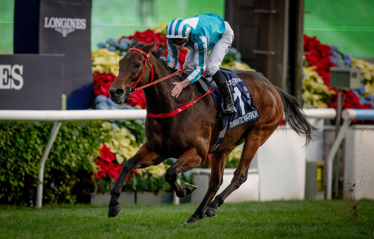 ロマンチックウォリアー（C）The Hong Kong Jockey Club