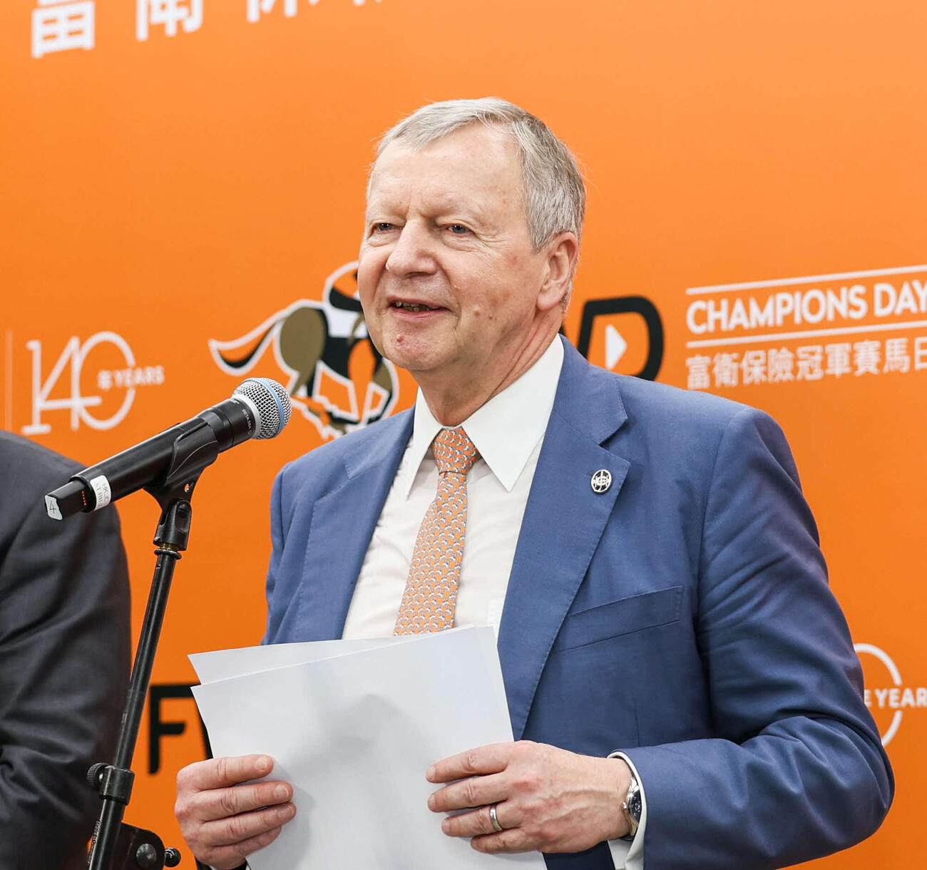 香港ジョッキークラブのブレスゲスCEO（C）The Hong Kong Jockey Club