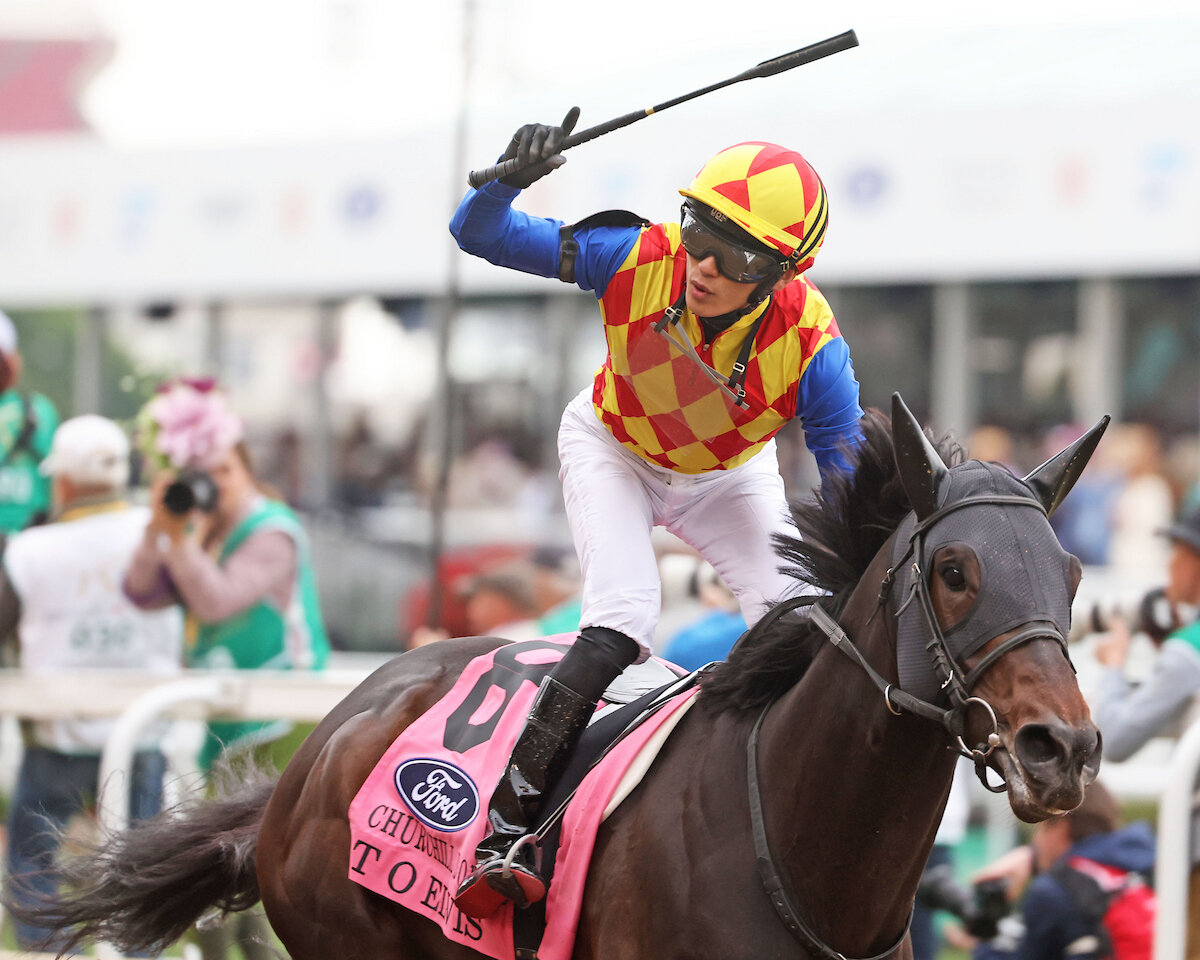 チャーチルダウンズSを制したテーオーエルビス（C）COADY　MEDIA