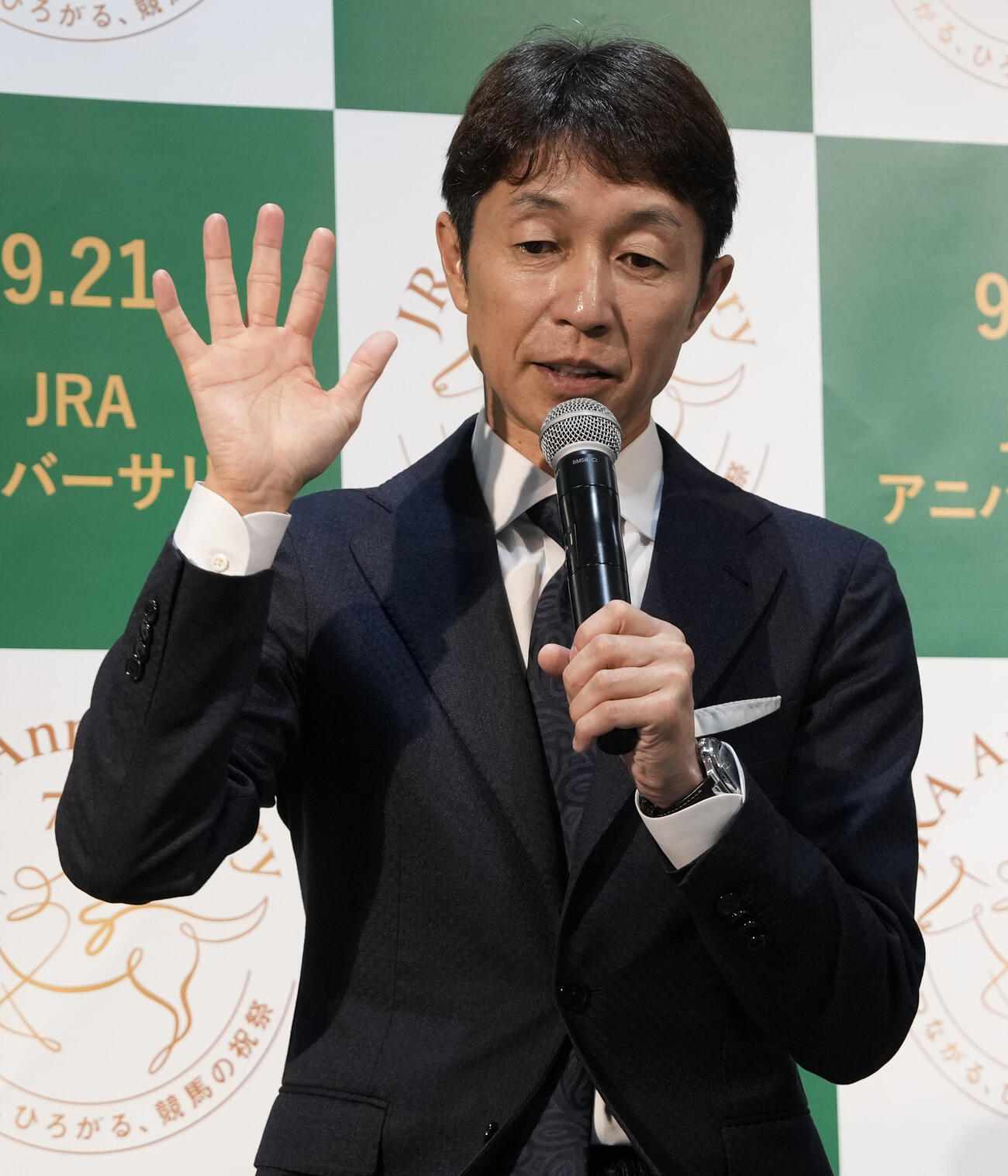 トークする武豊騎手（撮影・小島史椰）