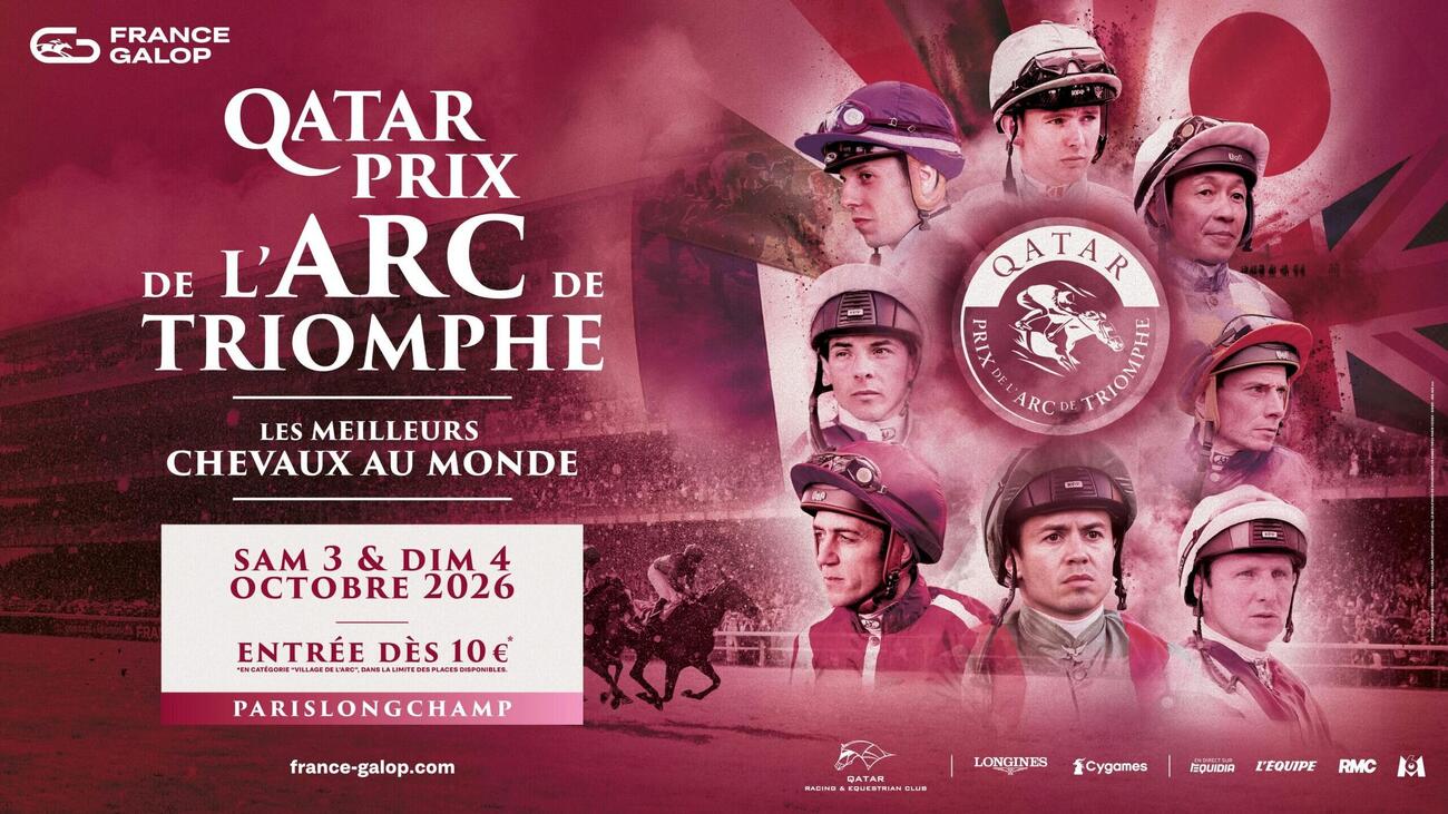 フランスギャロが発表した凱旋門賞のポスター（C）France　Galop