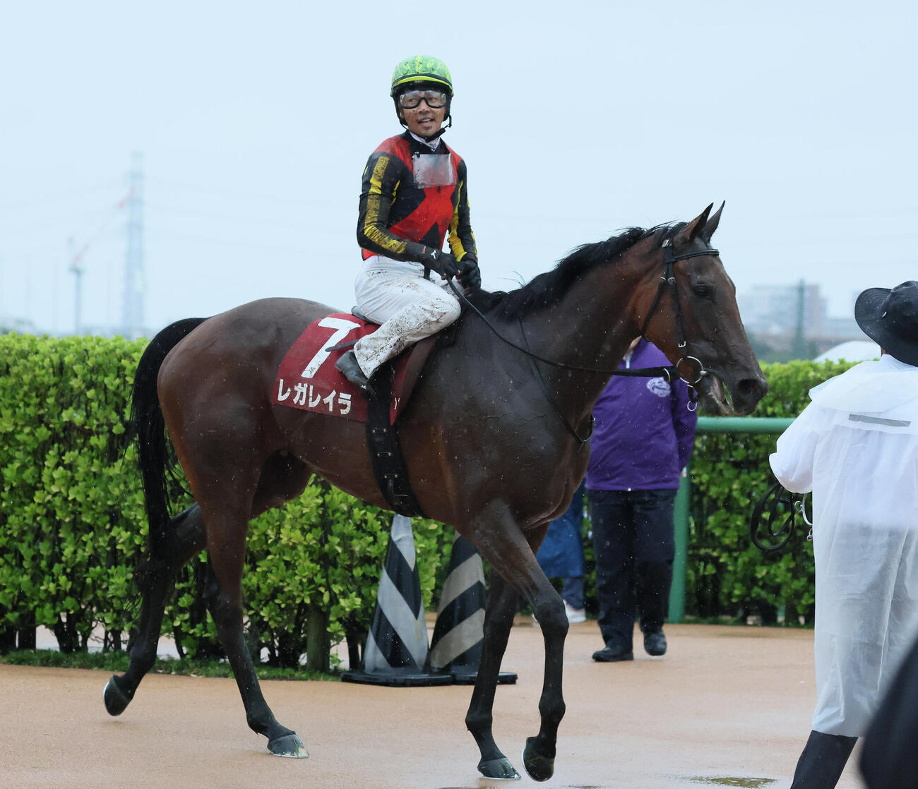 オールカマーで1番人気に応えられず4着に敗れたレガレイラと戸崎圭太騎手