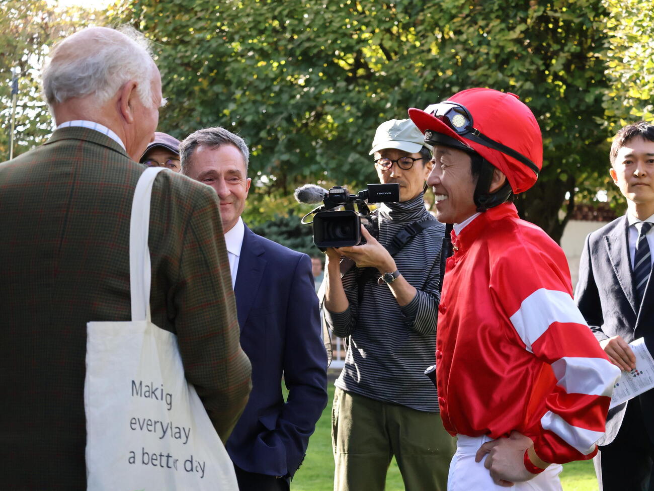サンクルー競馬場でダリア賞に騎乗する武豊騎手