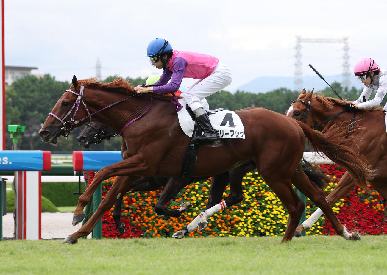9月27日阪神5R新馬戦を制したメモリーブック