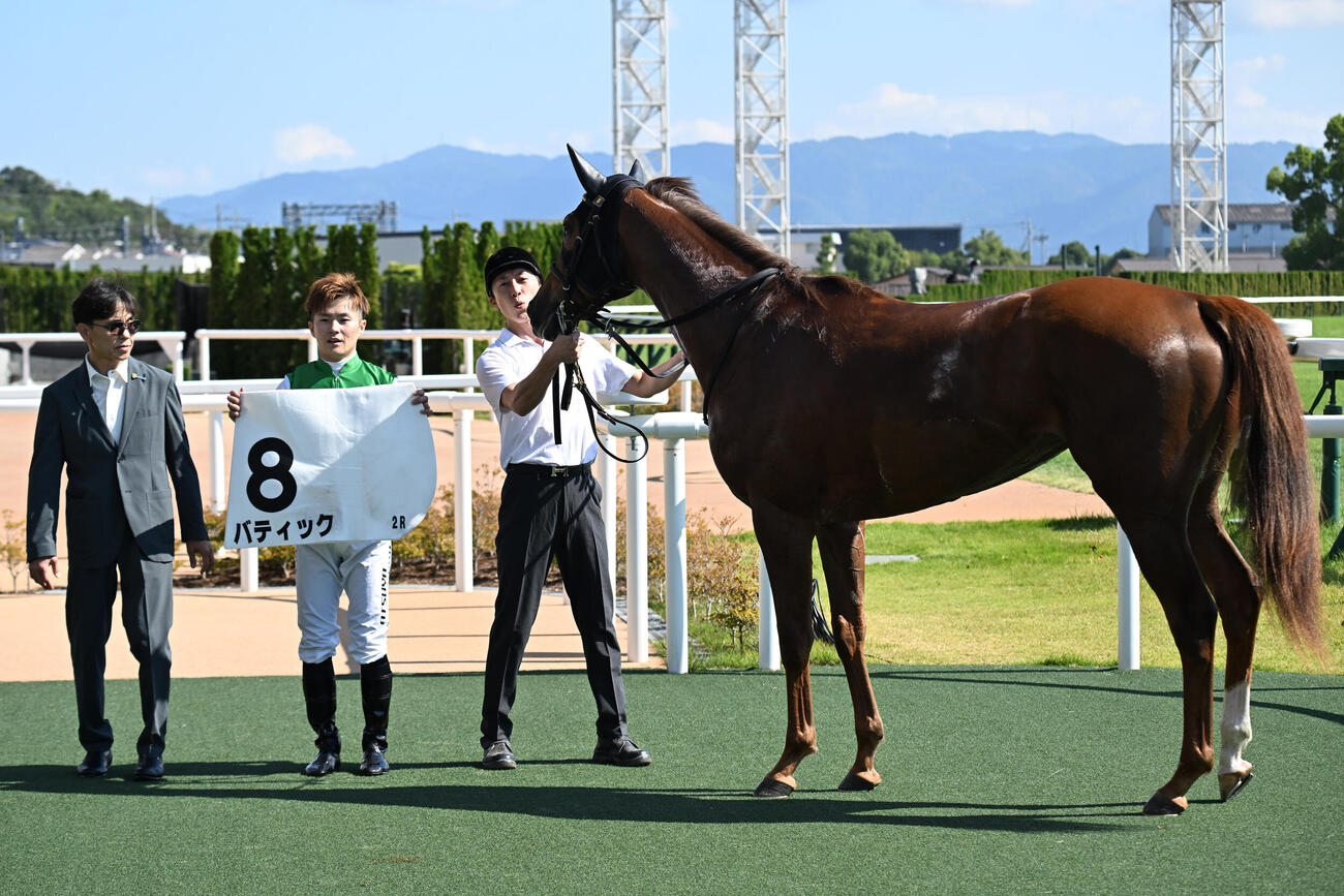2歳未勝利を制したバティック（撮影・和賀正仁）