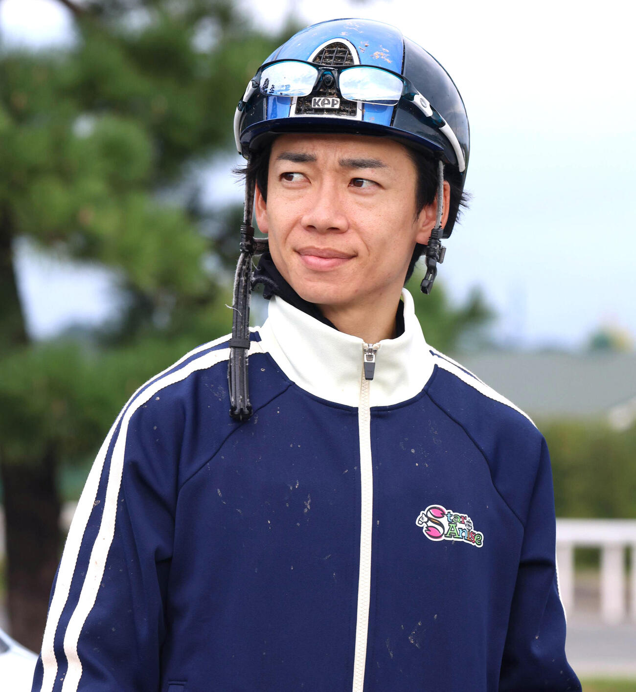 ロブチェンで三冠に挑む松山弘平騎手（2026年10月21日撮影）