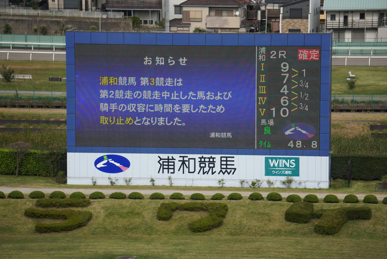 23日の浦和3Rは取りやめとなった