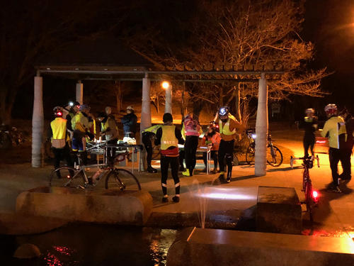 スタート前の大丸公園
