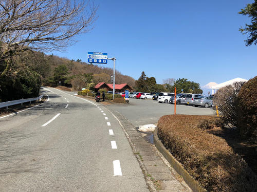 達磨山レストハウス手前