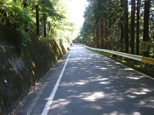 午前８時５９分、県道１８４号の上り
