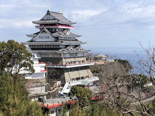 熱海市の錦ケ浦山頂にある熱海城