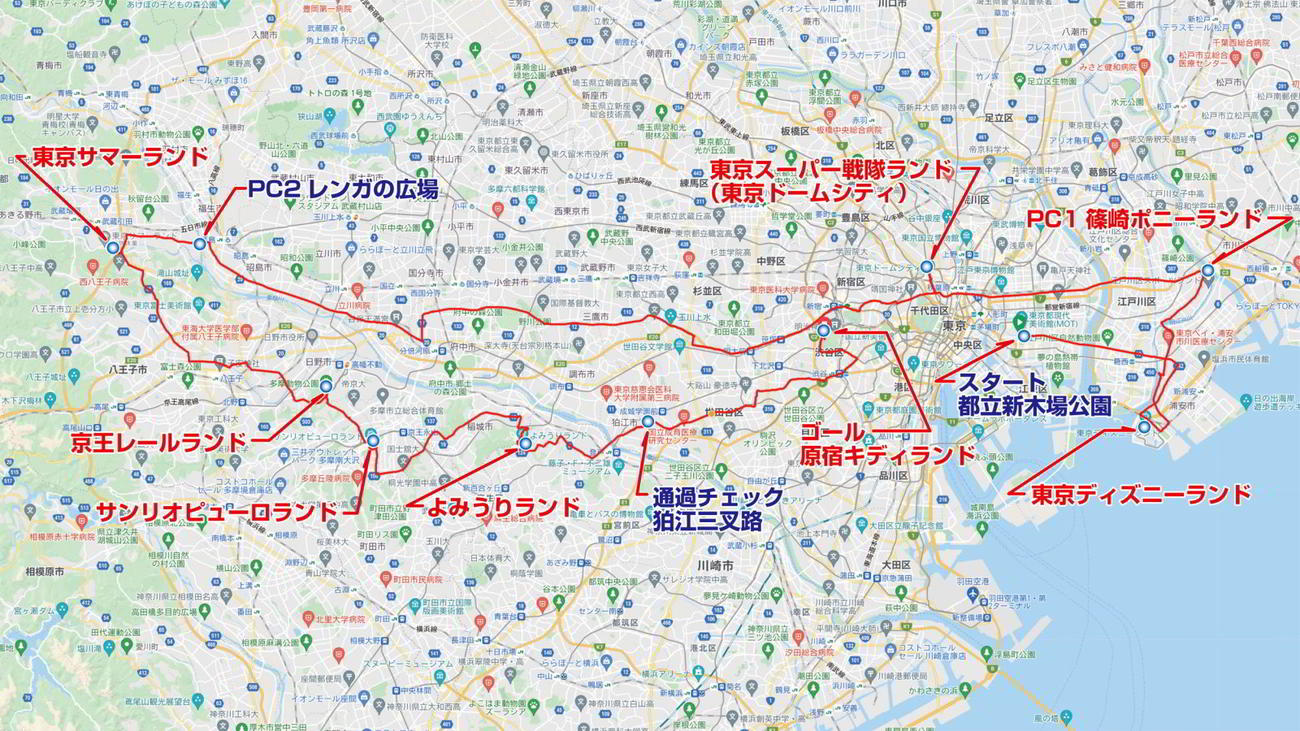 結果的にこういうコースだった（封印直前にGPSアプリを起動して記録）