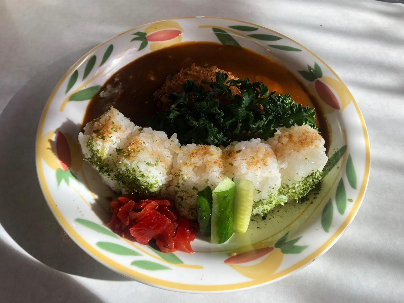 三保ダムカレー