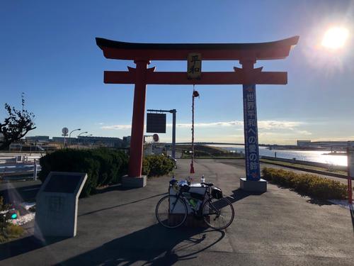 午前8時44分　穴守稲荷神社