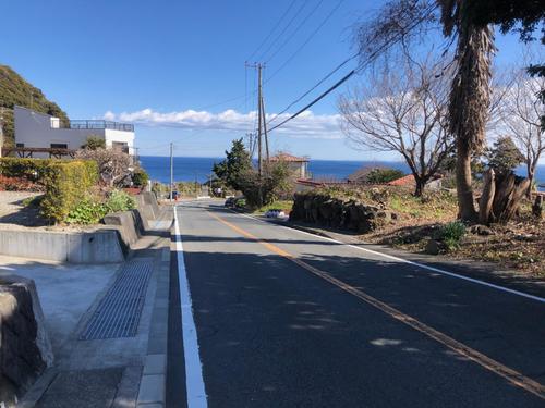 午前10時41分　富戸付近の海へ向かってのダウンヒル