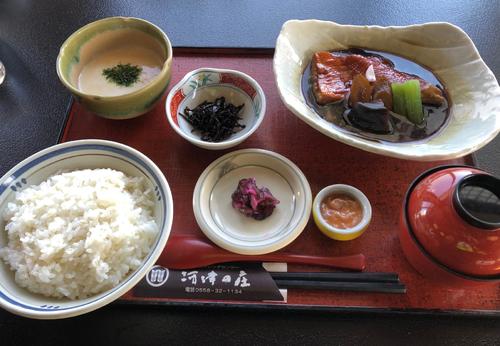 午後0時35分　金目鯛の煮付け