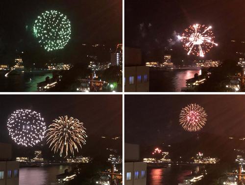 14日午後8時21分、熱海の花火