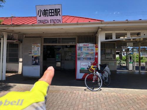 4日午前11時25分　90キロ地点、秩父鉄道小前田駅（埼玉・深谷市）