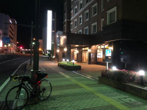 5日午前3時31分　357キロ地点、ホテル到着（長野・上田市）