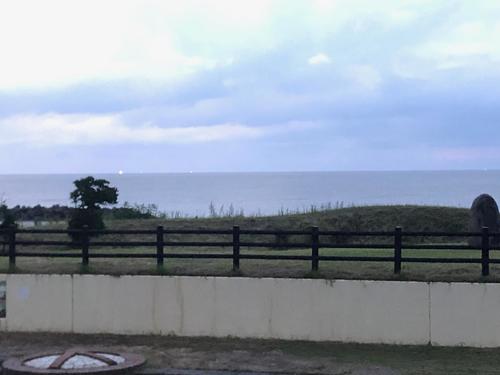 日本海の夕陽は拝めず
