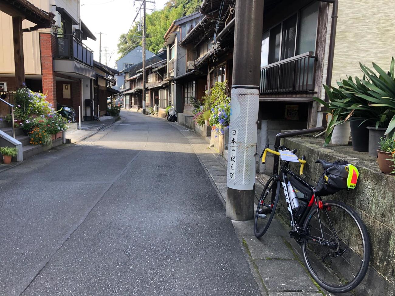 13日午前8時25分、静岡・由比の旧東海道