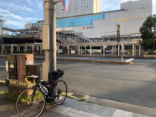 13日午後5時12分、愛知・豊橋到着