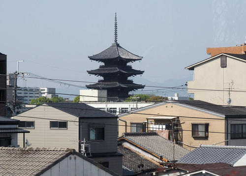 帰りの電車から見えた東寺です。京都は良かったです