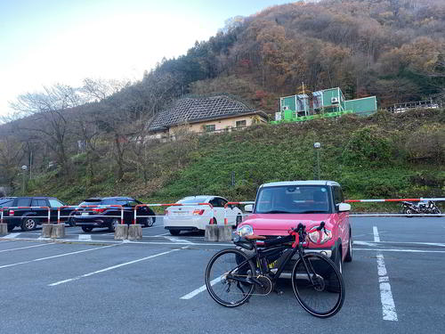 今回は車にE-Bikeを積んで秩父まで来た