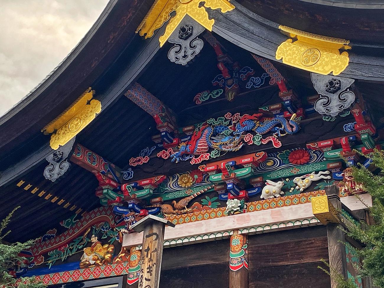 秩父神社は秩父市街の中心にある