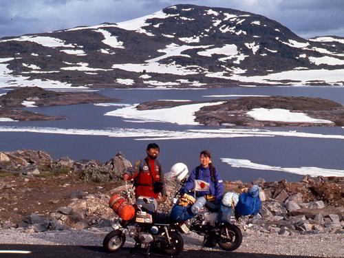 1991年に初めてふたりでヨーロッパバイク旅行
