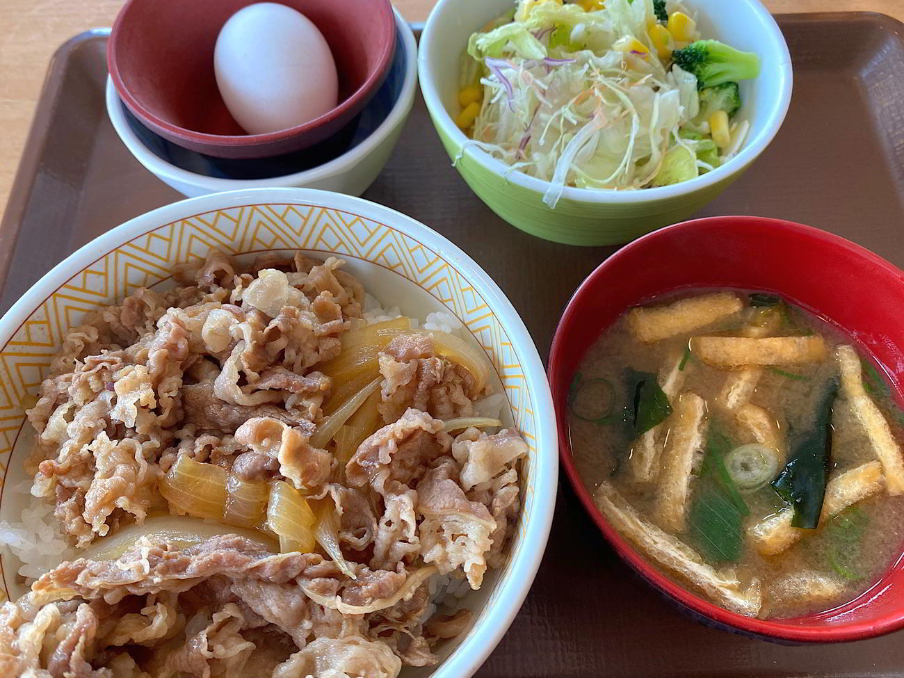 僕のE-Bike旅の定番ごはん、牛丼でエネルギーチャージ