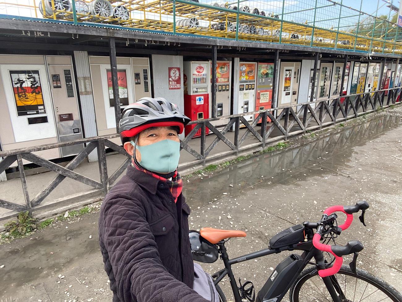 この自動販売機の数、すごいです！