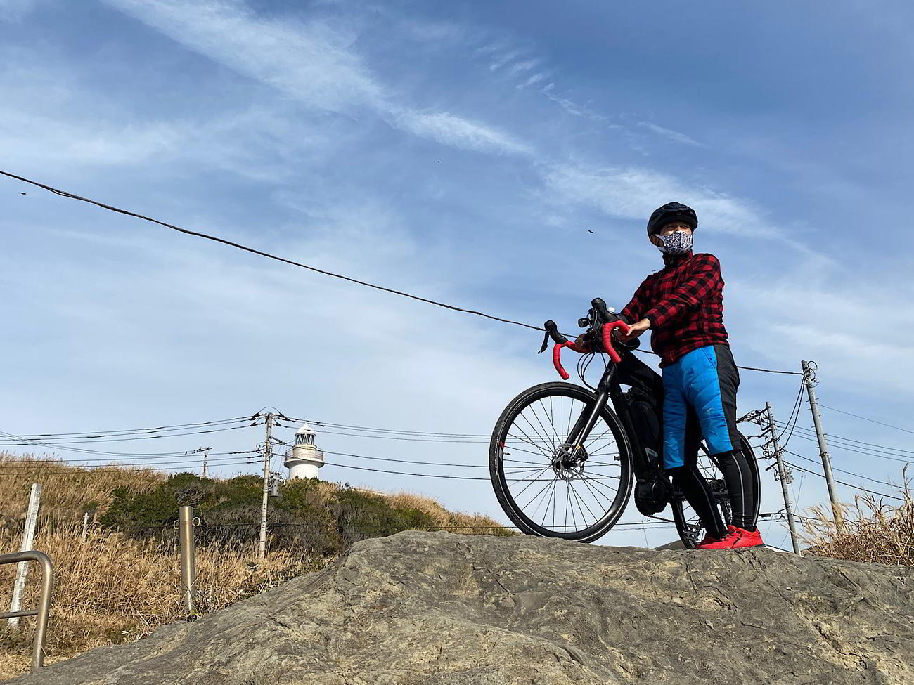 150キロの長距離走行挑戦で訪れた最南端の城ケ島