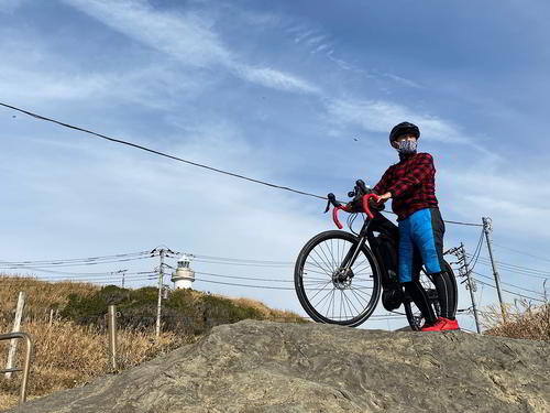 150キロの長距離走行挑戦で訪れた最南端の城ケ島