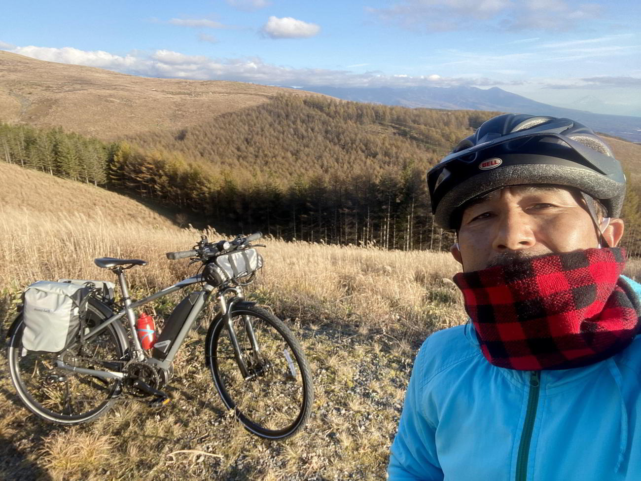 眺めの良い小さな場所でもE-Bikeなら安心して入って行ける