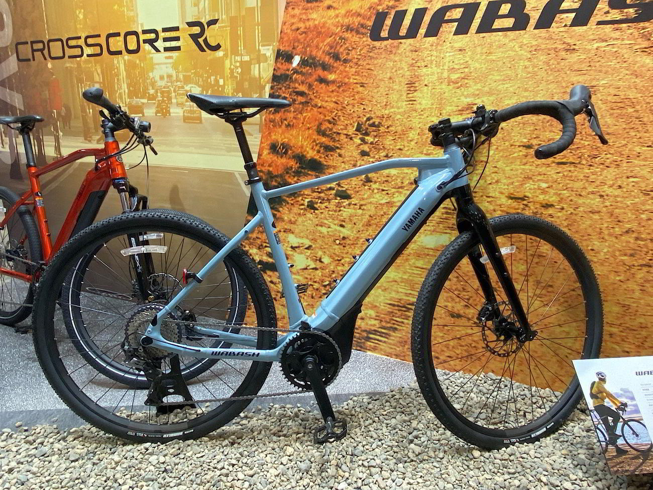 ヤマハ発動機のWABASH RTはロングツーリングを意識したグラベルタイプ、最新のE-Bike