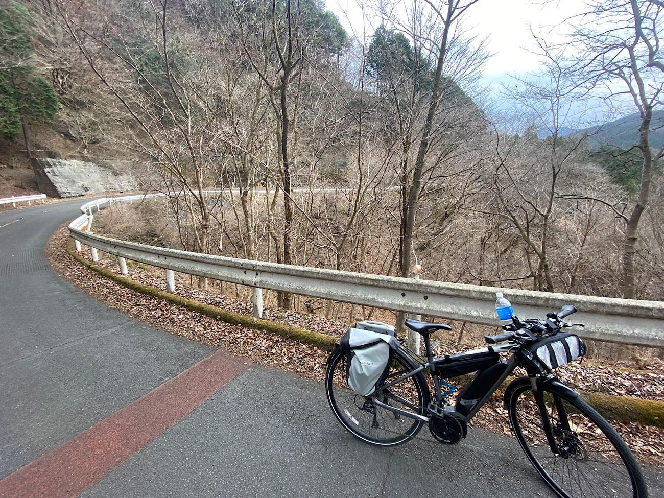 今回のラスト峠。旧道を登って正丸峠へ向かう