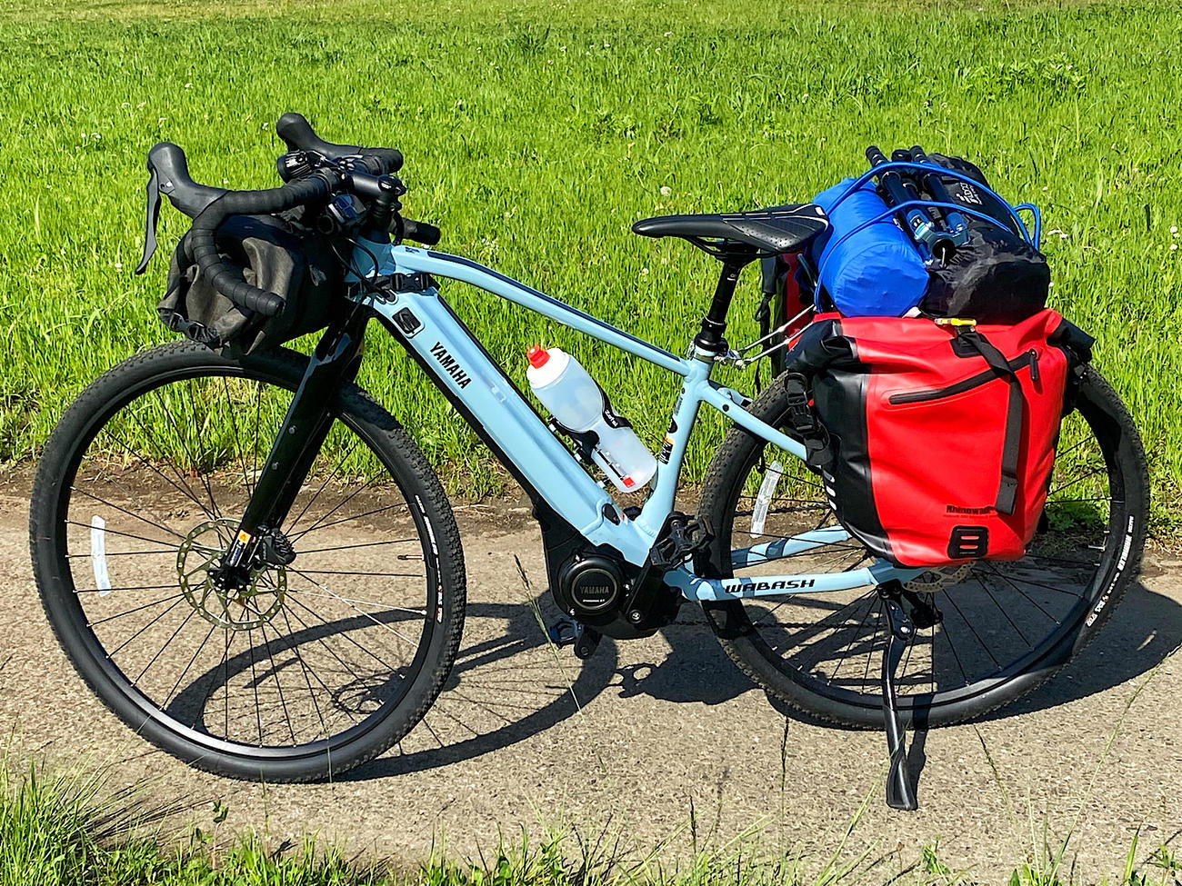 荷物の積載は安定している。持って行きたいものはたくさんあるが、できる限り荷物は軽量化するつもり