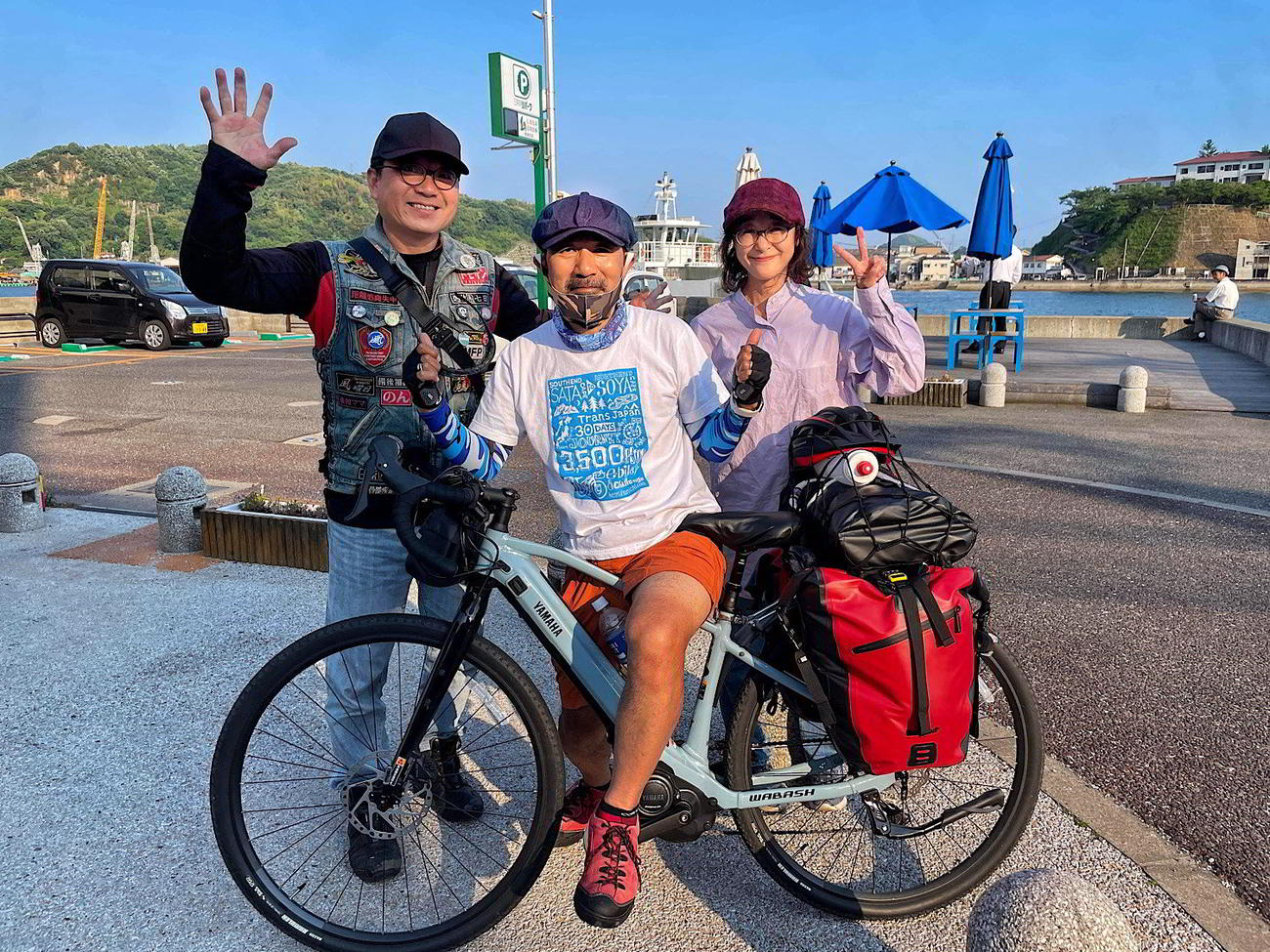 尾道に着くと、ともさん＆ノンさん夫婦が出迎えてくれた