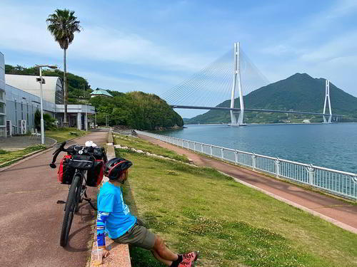 道の駅今治市多々羅しまなみ公園からの眺め
