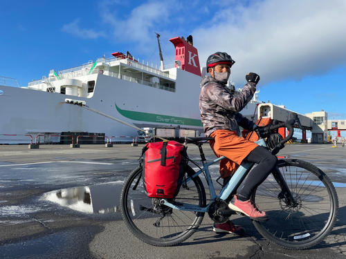 フェリーで北海道に上陸。果たして30日間でゴールできるか?
