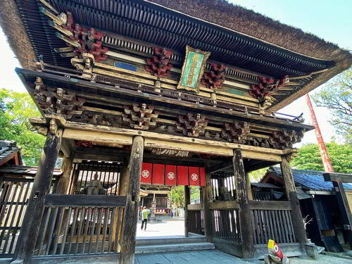 人吉にある国宝『青井阿蘇神社』の楼門