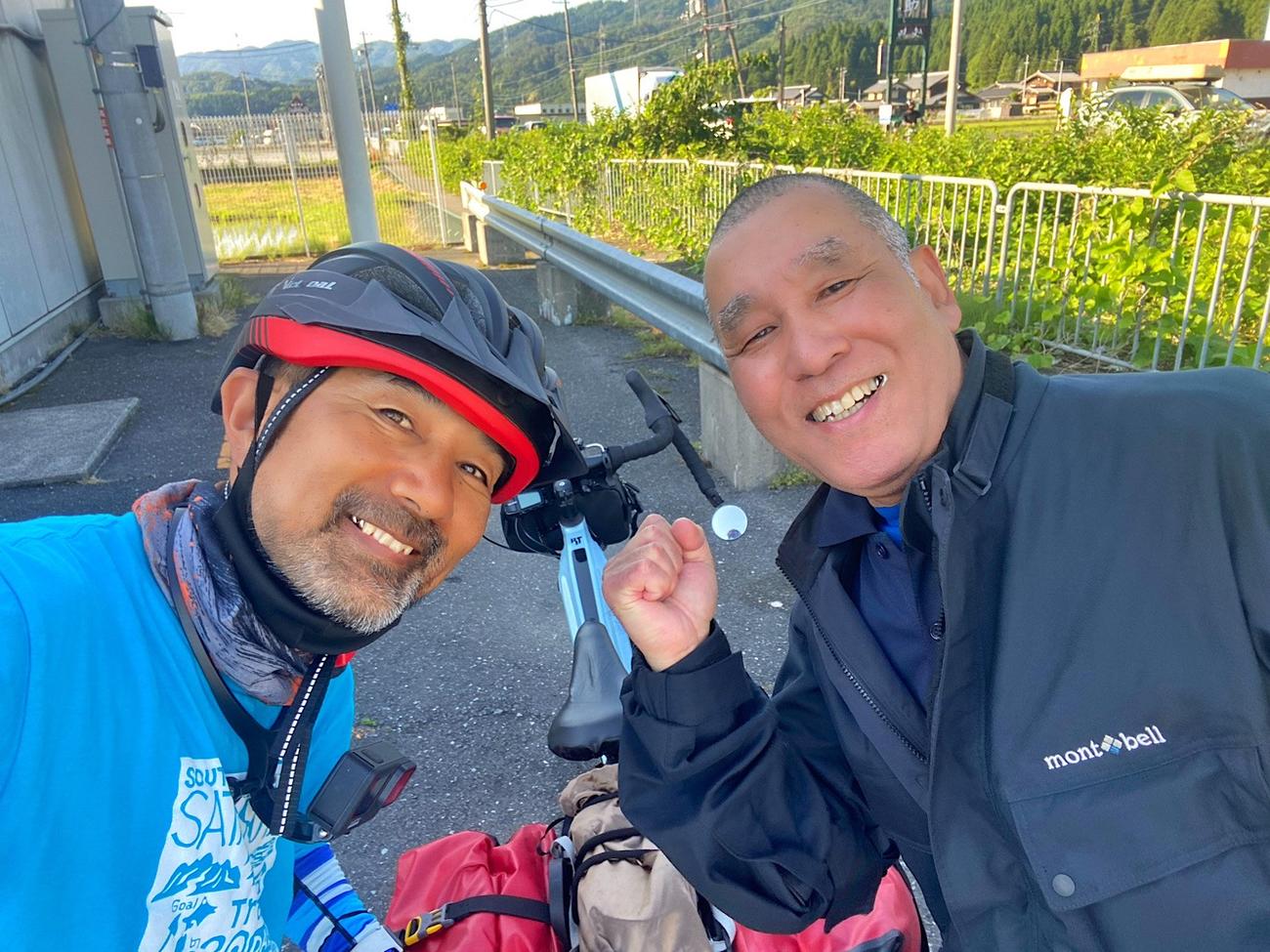 SNSで何度かやりとりしていた藤林さんが京都から応援に駆けつけてくれた