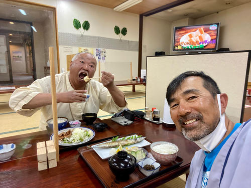 沼田の健康ランドではヨッシーと楽しい時間を過ごした