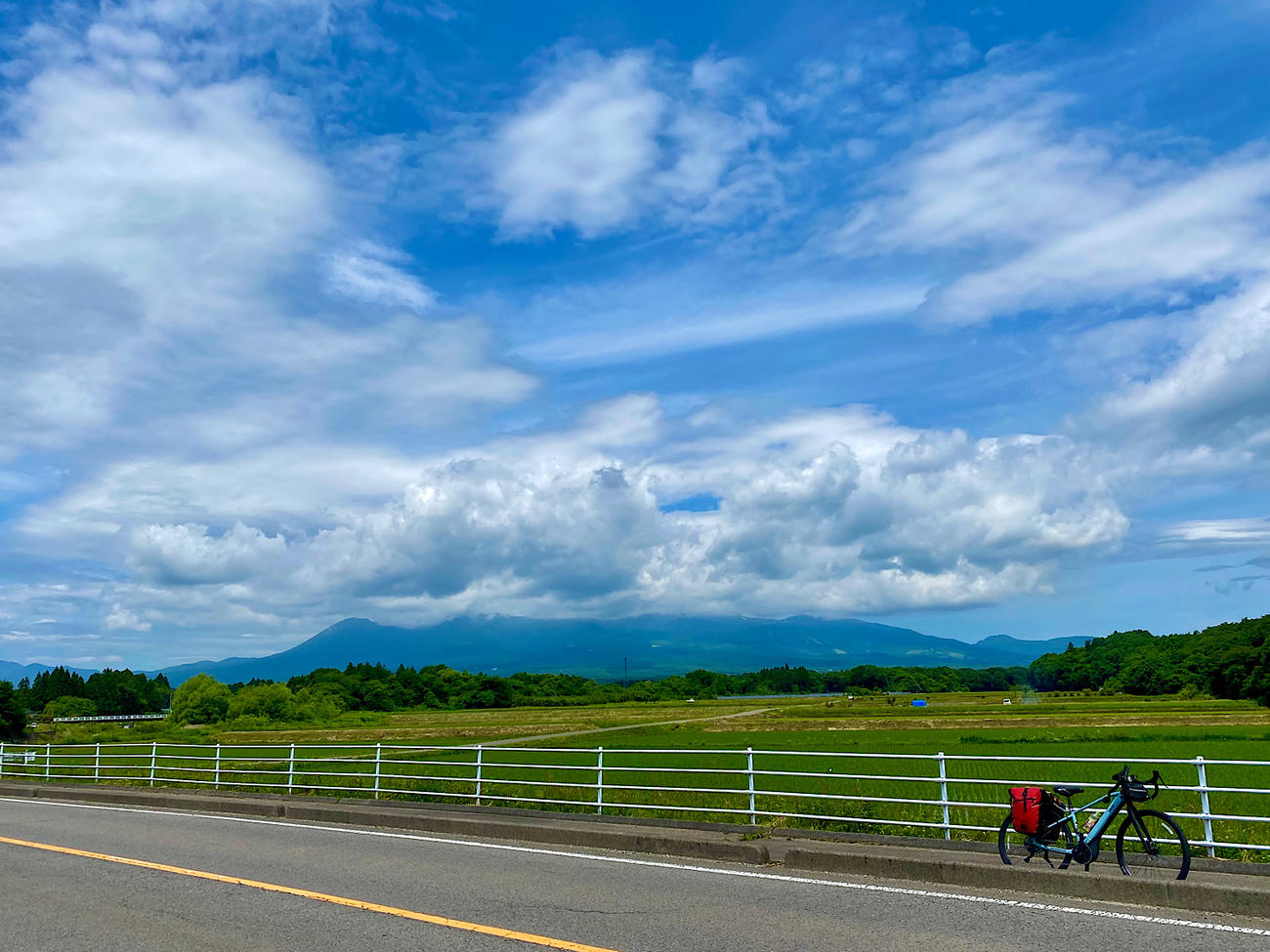 残念ながら那須連山は雲に隠れて見えなかった