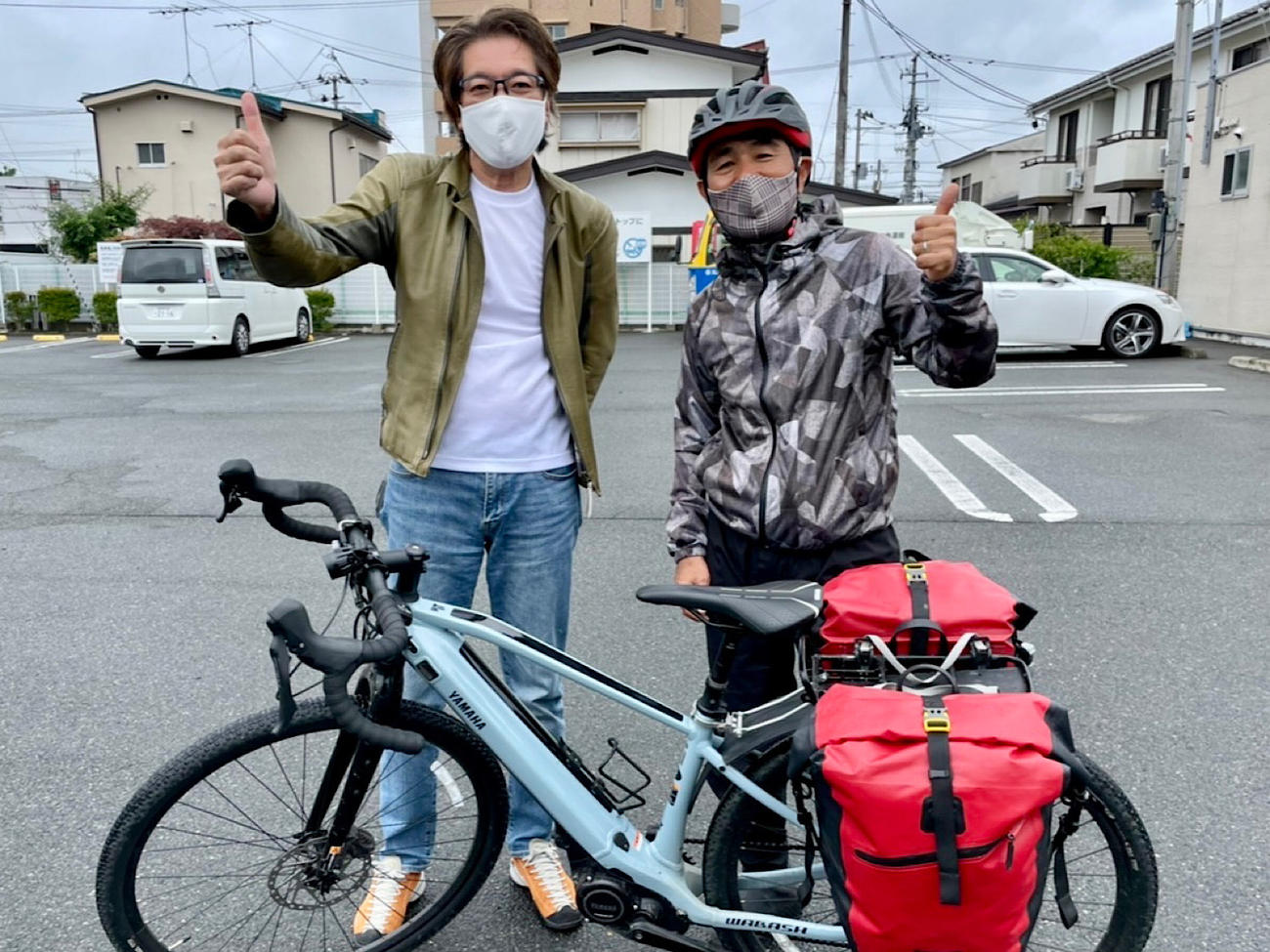 尊敬する盛岡の友人、斎藤さんが励ましに来てくれた