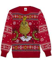 クリスマスの定番アニメ「グリンチ」のキャラクター入りのセーターも（写真はメイシーズオンラインより）