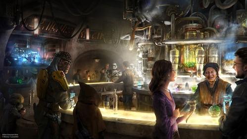 オーガのカンティーナではエキゾチックなお酒やドリンクが楽しめます（写真はディズニーランド公式HPより）