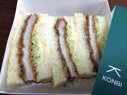 コンビのカツサンドは日本の味を再現。お上品で美味とメディアでも絶賛されています